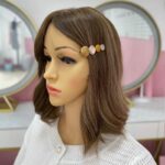 European Virgin Hair Short Hair Toppers With 4X4 Silk Base Hair Pieces